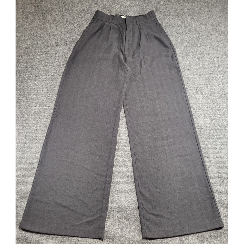 Abercrombie & Fitch Sloane Tailored Wide Leg High Waisted Trousers Women's Sz XS